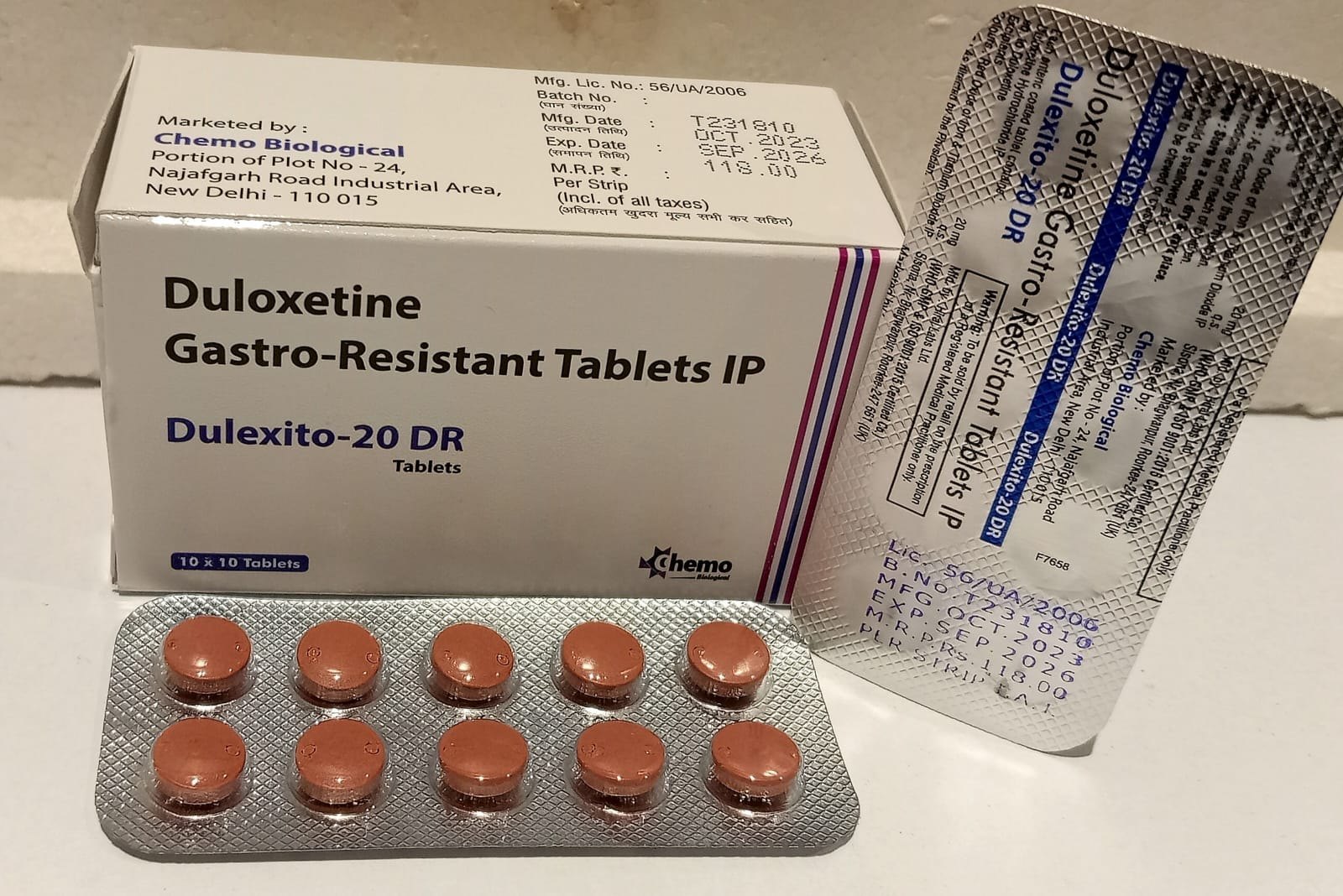 Duloxetine Gastro-Resistant Tablets IP